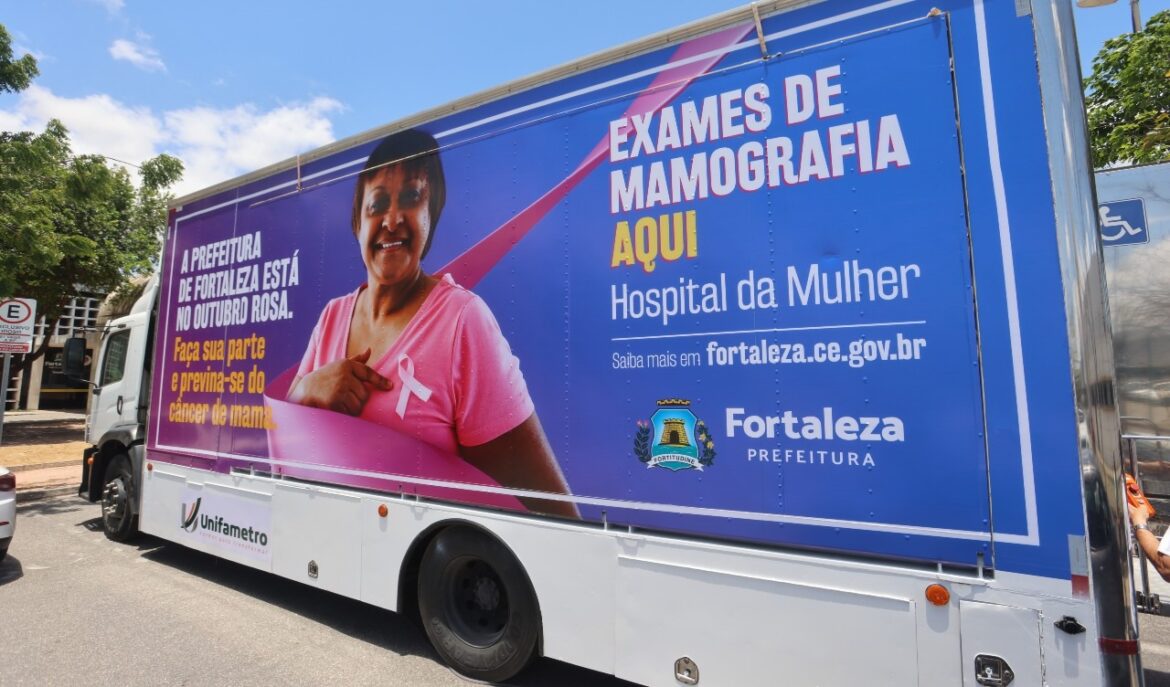 Outubro Rosa: Hospital da Mulher recebe unidade móvel de mamografia
